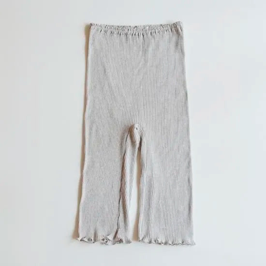 天衣無縫 オーガニックコットンでつくった リブ５分丈 パンツ 《 フリーサイズ 》全4色 日本製