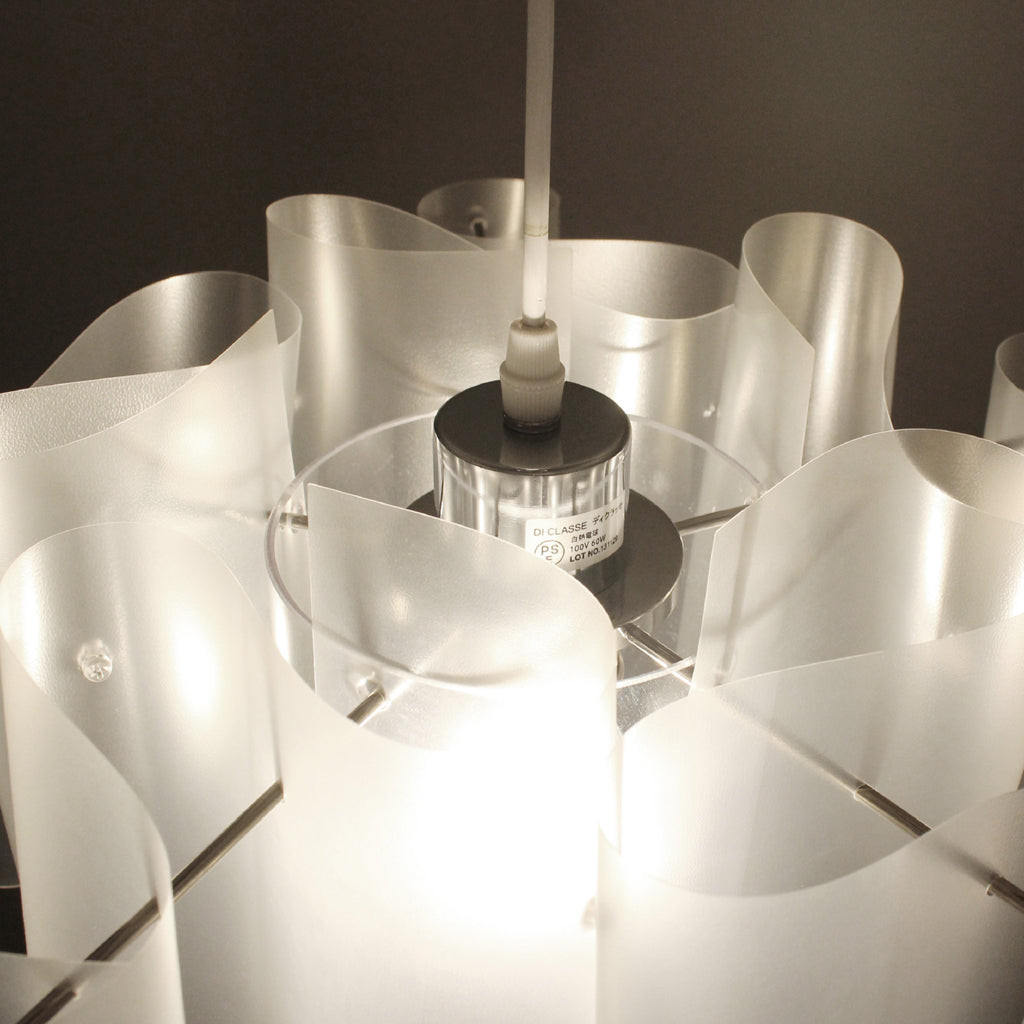 Auro（アウロ） ペンダントランプ white / ice 【 白熱電球 】  DI CLASSE（ディクラッセ） ＜ラッピング対象外＞