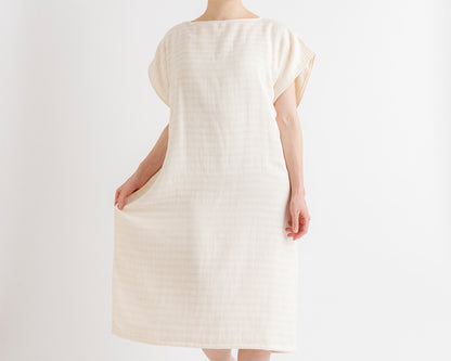 天衣無縫 スラブガーゼ ヘアバンド＆バスドレスセット オーガニックコットン100％ 日本製