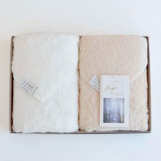 天衣無縫 アンジュ（Ange）2色セット【 フェイスタオルセットC 】オーガニックコットン100％ 日本製