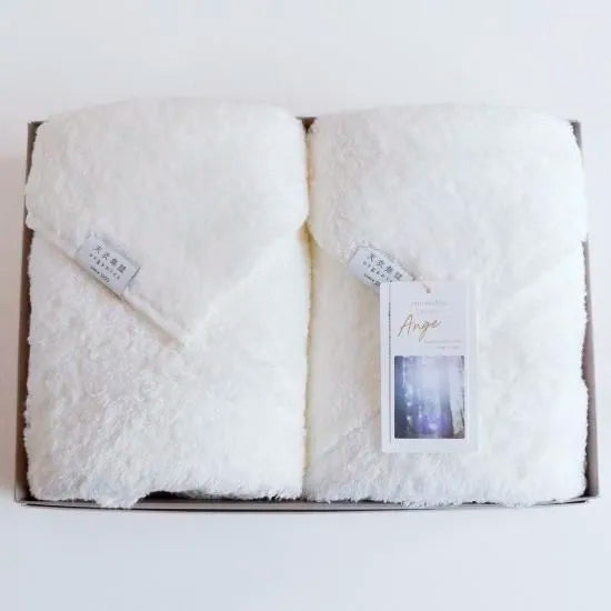 天衣無縫 アンジュ（Ange）ホワイトセット【 バスタオルセットA 】オーガニックコットン100％ 日本製