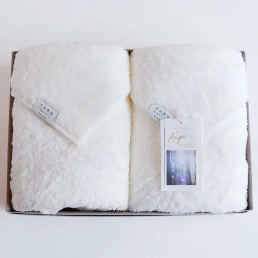 天衣無縫 アンジュ（Ange）ホワイトセット【 バスタオルセットA 】オーガニックコットン100％ 日本製