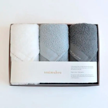 天衣無縫 Léger（レジェ）3色セット【 フェイスタオルセット 】オーガニックコットン100％ 日本製