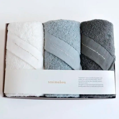 天衣無縫 Léger（レジェ）3色セット【 バスタオルセット 】オーガニックコットン100％ 日本製