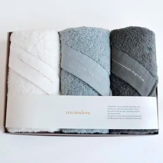 天衣無縫 Léger（レジェ）3色セット【 バスタオルセット 】オーガニックコットン100％ 日本製