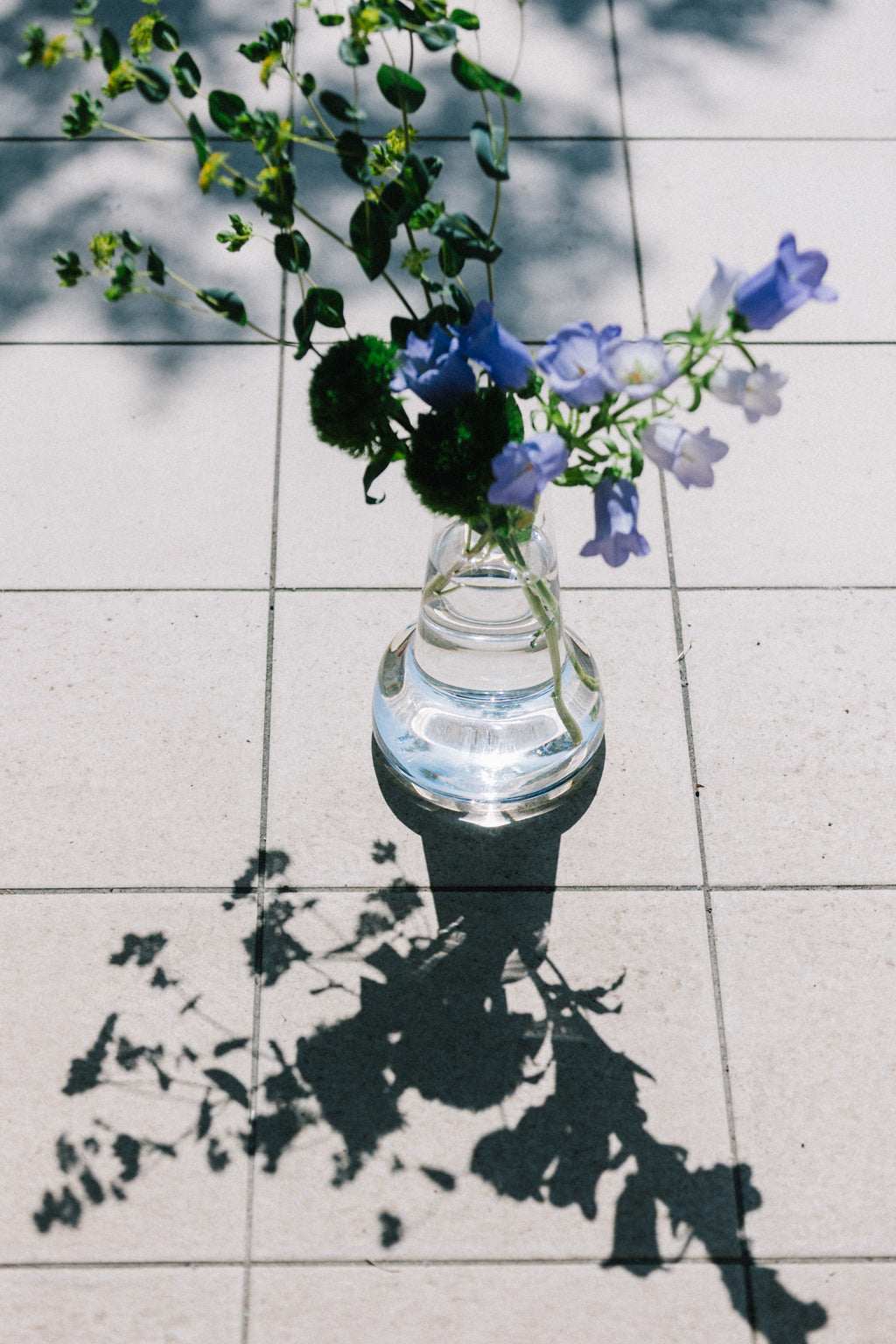 HOLMEGAARD（ホルムガード）FLORA VASE（フローラベース）ロングネック クリア H24cm ＜ラッピング対象外＞