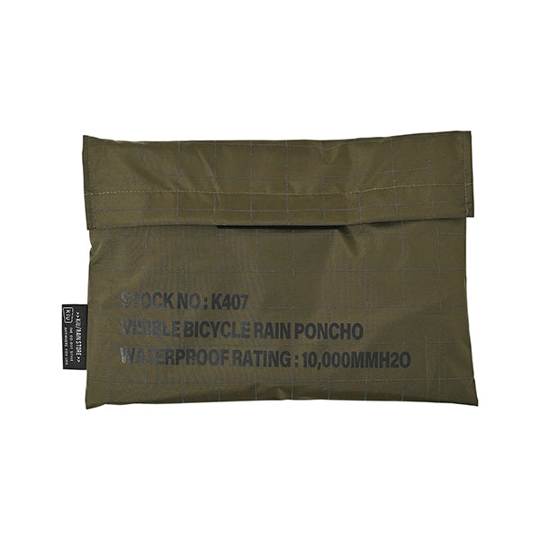 【 予約販売 】KiU（キウ）ビジブルバイシクルレインポンチョ K407