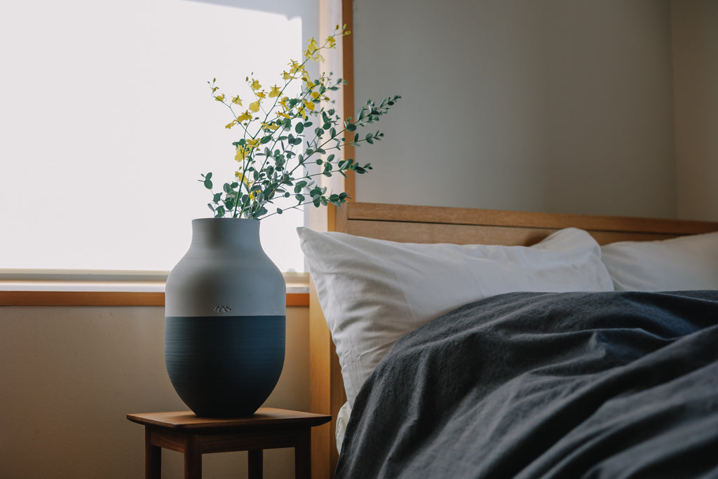 KÄHLER（ケーラー）OMAGGIO CIRCULARE（オマジオ サーキュラー）ベース（グレー） H20cm