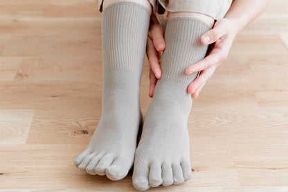 天衣無縫 オーガニックコットン使用 5本指ソックス 2足セット Mサイズ 日本製