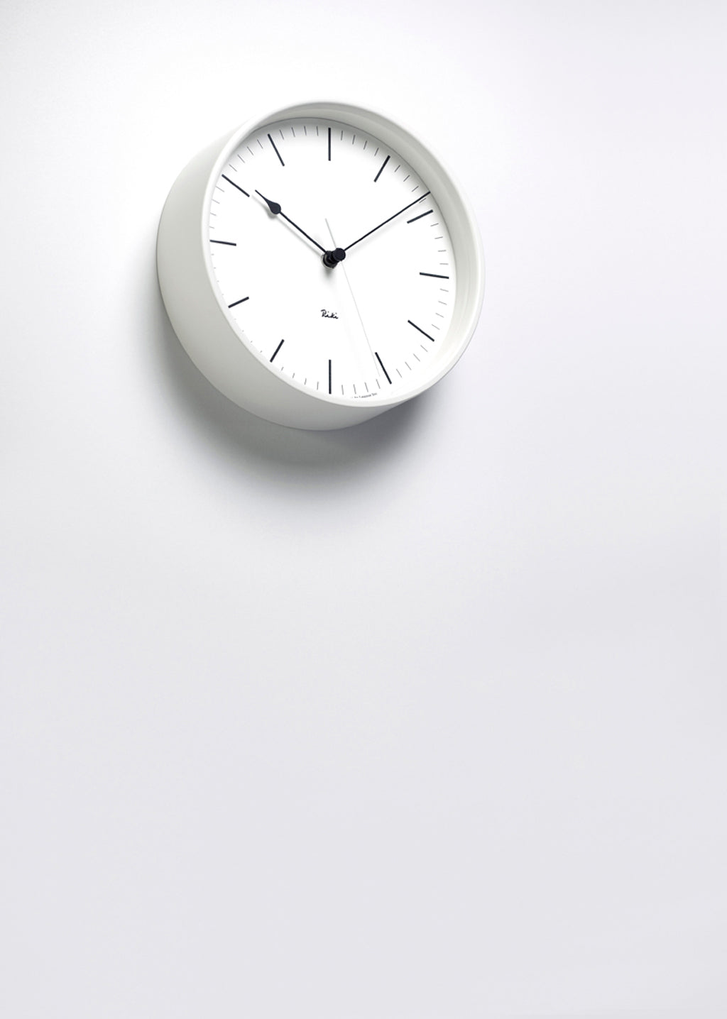 Lemnos RIKI STEEL CLOCK [リキ スチール クロック] 壁掛け時計 WR08