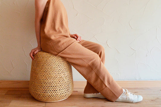 天衣無縫 My Brown ホームニット パンツ 《茶綿・UVカット》日本製