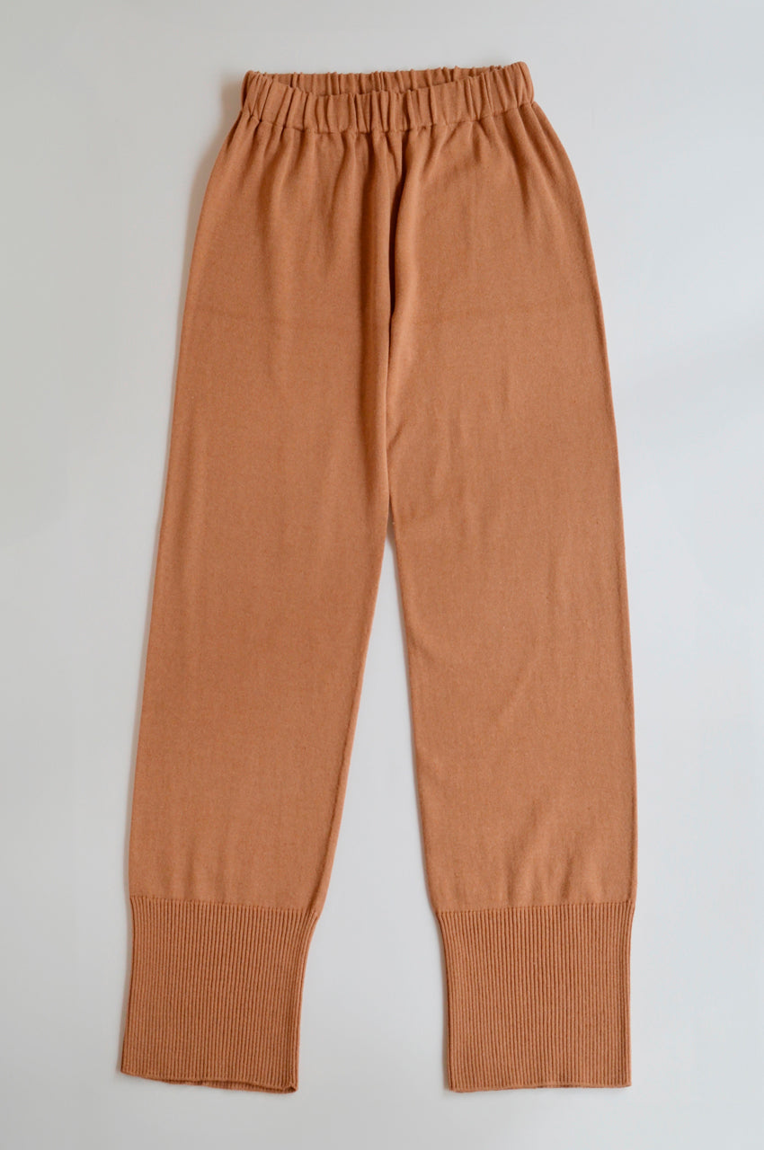 天衣無縫 My Brown ホームニット パンツ 《茶綿・UVカット》日本製