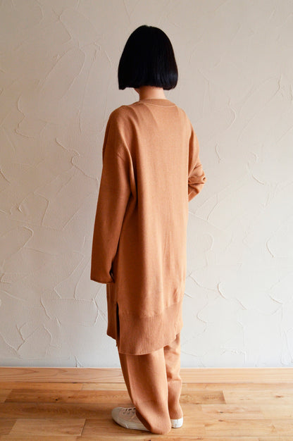 天衣無縫 My Brown ホームニット カーディガン 《茶綿・UVカット》日本製