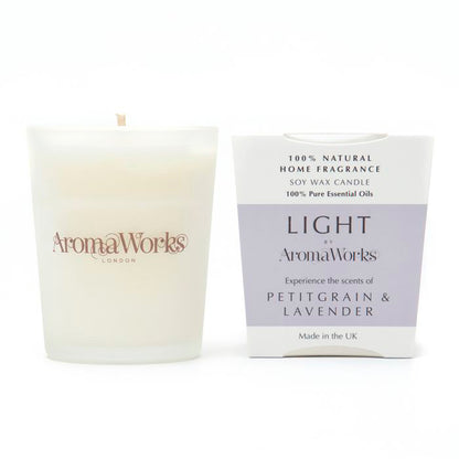 Aroma Works（アロマワークス）グラス入りキャンドル S 香り4種  ユーロジャパンエレガンス
