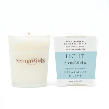 Aroma Works（アロマワークス）グラス入りキャンドル S 香り4種  ユーロジャパンエレガンス