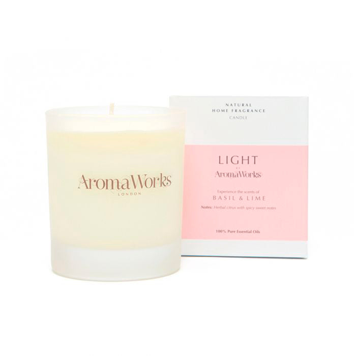 Aroma Works（アロマワークス）グラス入りキャンドル M 香り4種  ユーロジャパンエレガンス