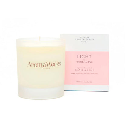 Aroma Works（アロマワークス）グラス入りキャンドル M 香り4種  ユーロジャパンエレガンス