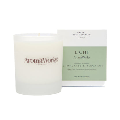 Aroma Works（アロマワークス）グラス入りキャンドル M 香り4種  ユーロジャパンエレガンス