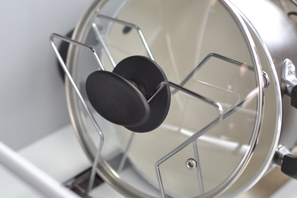 bws SELECTION シンク下 鍋・フライパン収納ラック シルバー 日本製