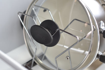 bws SELECTION シンク下 鍋・フライパン収納ラック シルバー 日本製