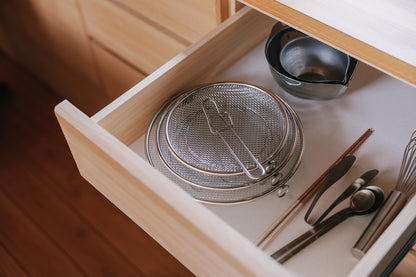 すっきり暮らす 盆ざる 19cm （持ち上げフック付き）日本製 bws SELECTION