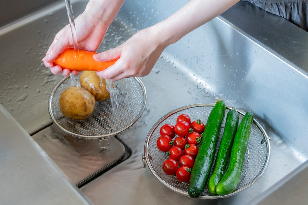 すっきり暮らす 盆ざる 19・22・25cmセット （持ち上げフック付き）日本製 bws SELECTION