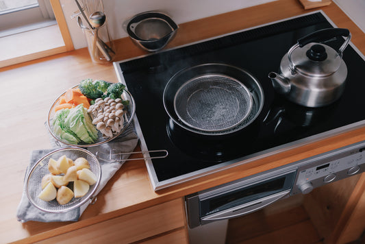 すっきり暮らす 盆ざる 19・22・25cmセット （持ち上げフック付き）日本製 bws SELECTION