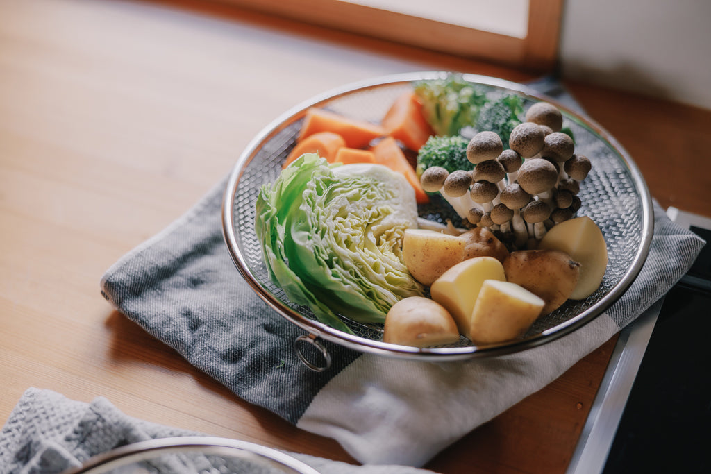 すっきり暮らす 盆ざる 19cm （持ち上げフック付き）日本製 bws SELECTION