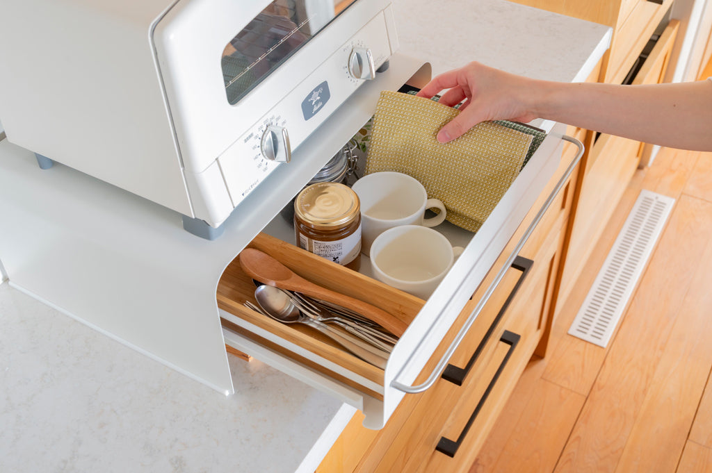 UtaU（ウタウ） ブレッドドロワー ロー ピュアホワイト/カームグレー