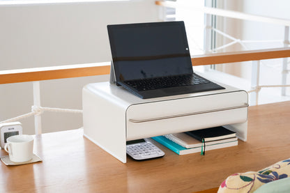 UtaU（ウタウ） ブレッドドロワー ロー ピュアホワイト/カームグレー