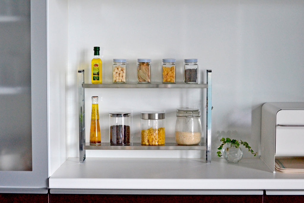 bws SELECTION 伸縮スリムラック シルバー 日本製