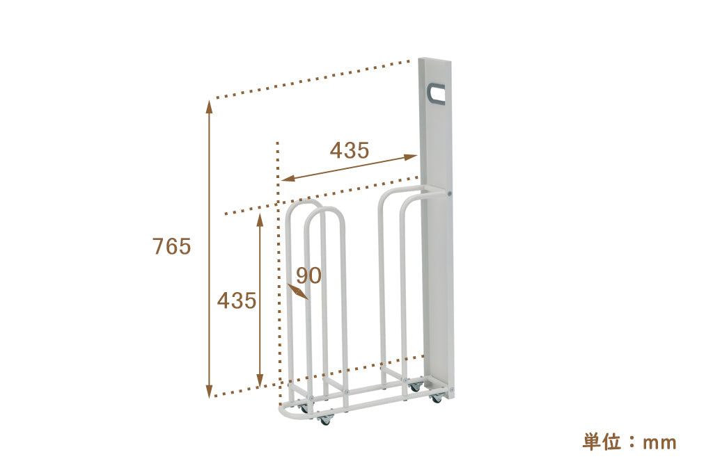 bws SELECTION 段ボールストッカー W120 全2色