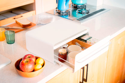 UtaU（ウタウ） カウンタードロワー ピュアホワイト/カームグレー