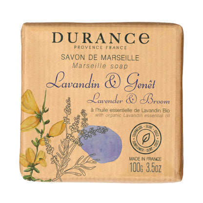 DURANCE（デュランス）エッセンシャルズ サヴォン ド マルセイユ（マルセイユソープ）100g  全6種 イーエフインターナショナル