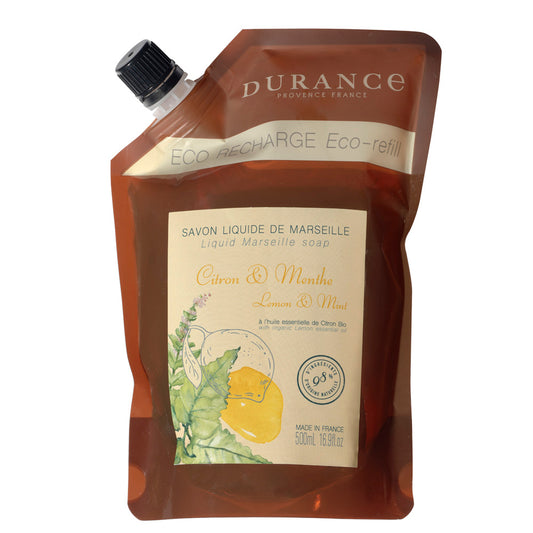 DURANCE（デュランス）エッセンシャルズ サヴォン ド マルセイユ エコリフィル（マルセイユリキッドソープ）500ml 香り6種 イーエフインターナショナル