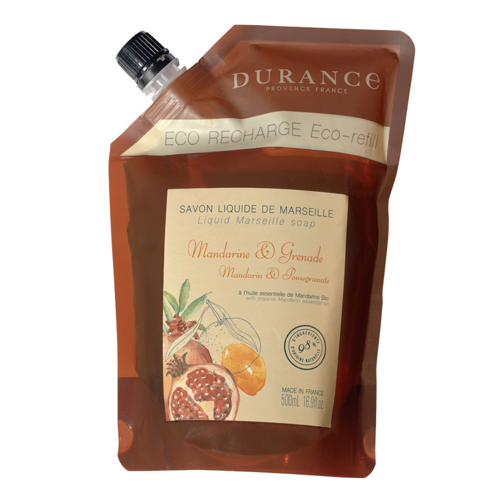 DURANCE（デュランス）エッセンシャルズ サヴォン ド マルセイユ エコリフィル（マルセイユリキッドソープ）500ml 香り6種 イーエフインターナショナル