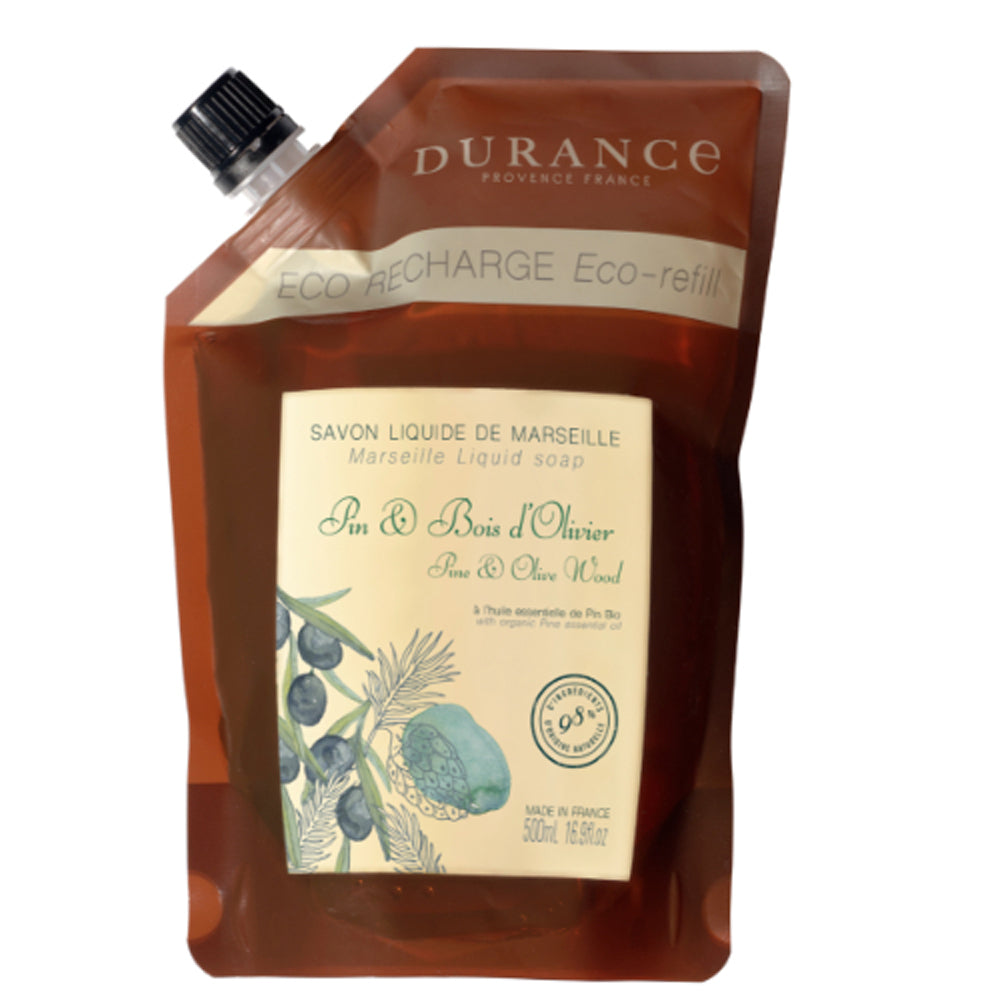 DURANCE（デュランス）エッセンシャルズ サヴォン ド マルセイユ エコリフィル（マルセイユリキッドソープ）500ml 香り6種 イーエフインターナショナル