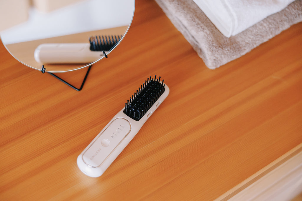FESTINO（フェスティノ） 充電式 スタイリング ヒーター ブラシ SMHB