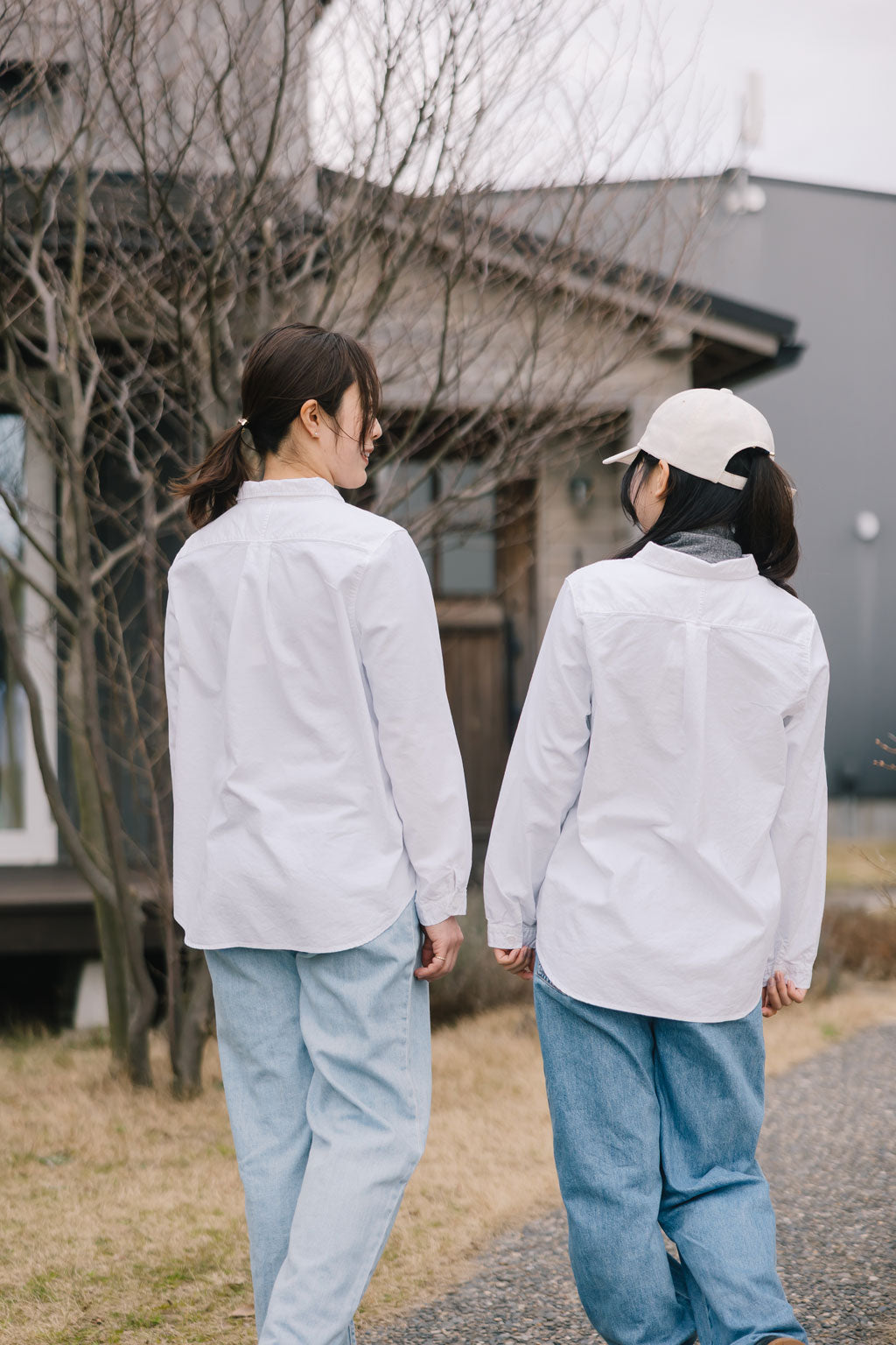 SUN VALLEY（サンバレー）オックス レギュラーカラーシャツ ＜Mサイズ / Lサイズ＞ ホワイト/ライトブルー 日本製品染 SKT001006