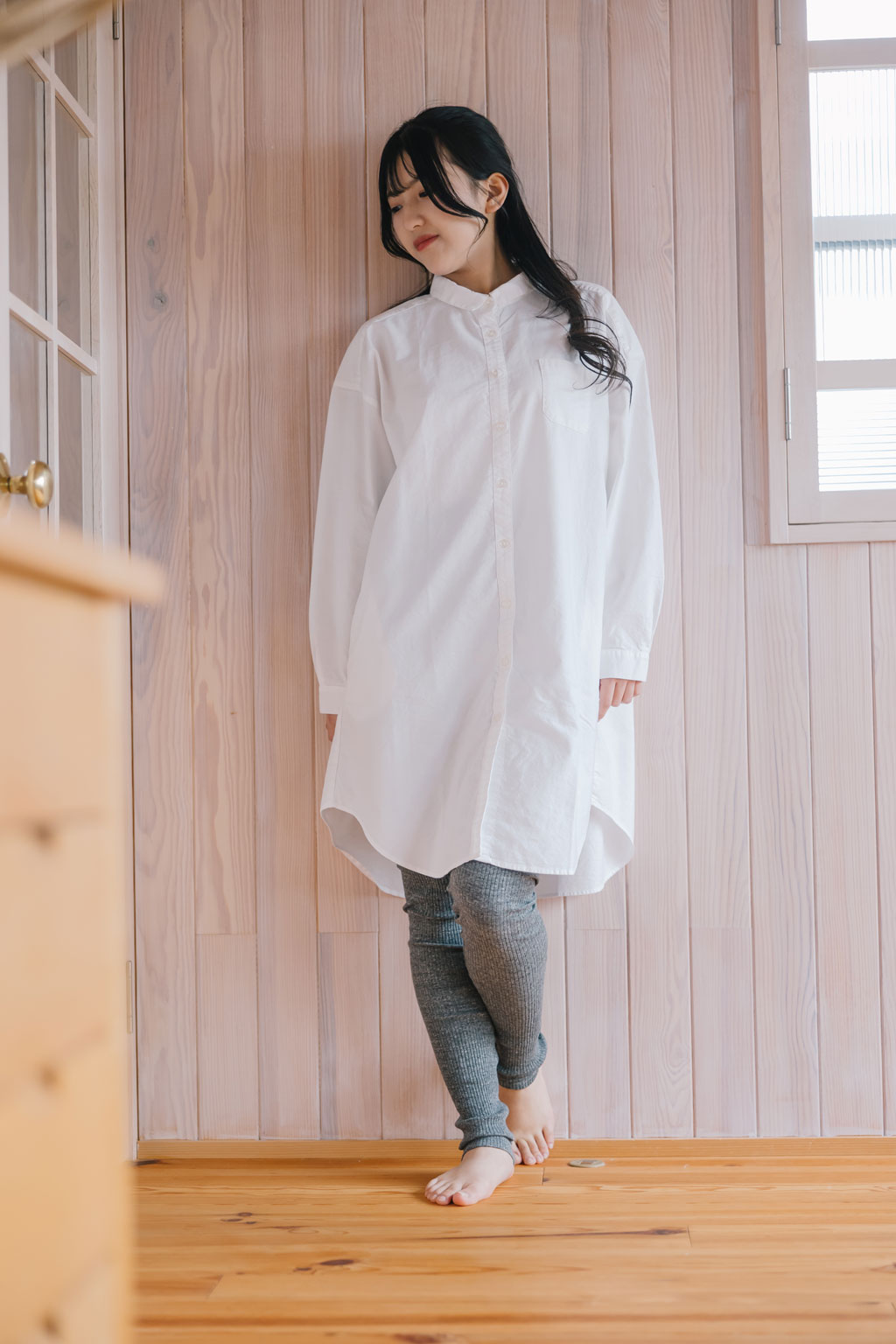 SUN VALLEY（サンバレー）オックス シャツチュニック ＜Mサイズ