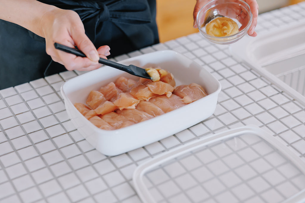 FUJIHORO（富士ホーロー）浅型角容器 S ホワイト