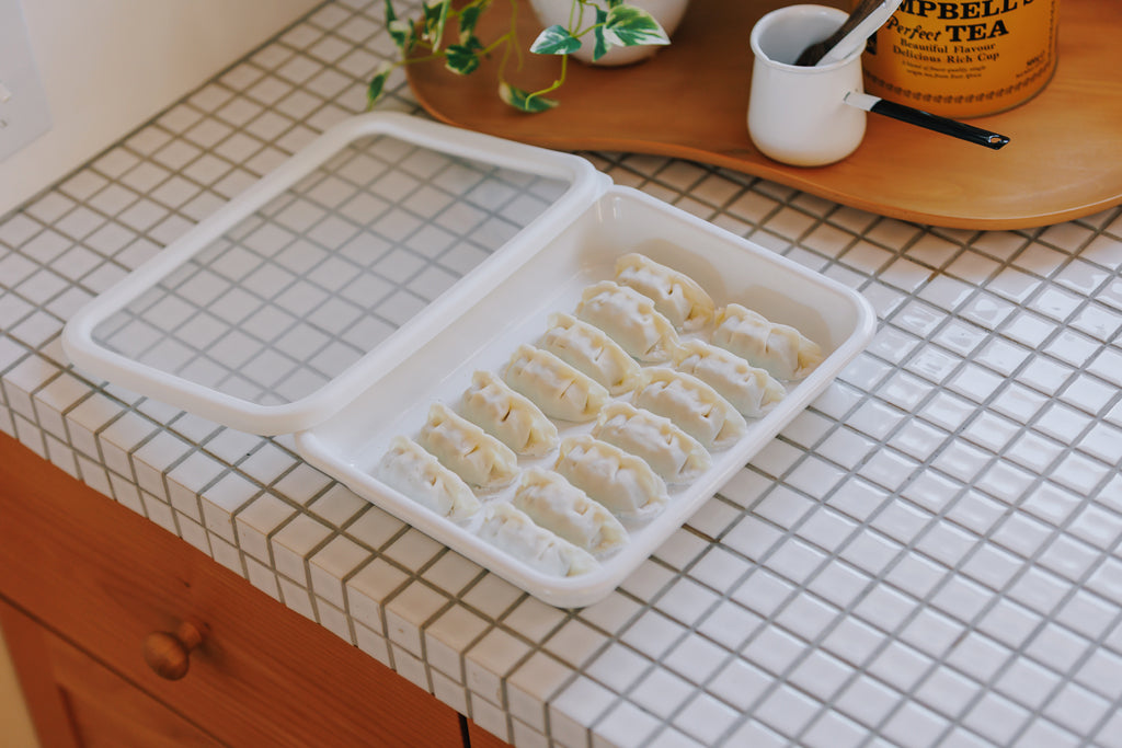 FUJIHORO（富士ホーロー）蓋付きバット L