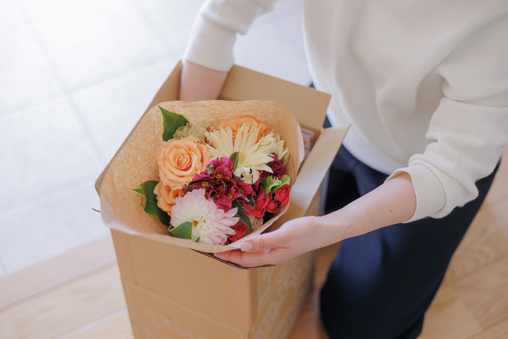 【 お花の定期便 】季節のお花のサブスク 《 花束 大 》 / 毎月１回 季節のお花が届く