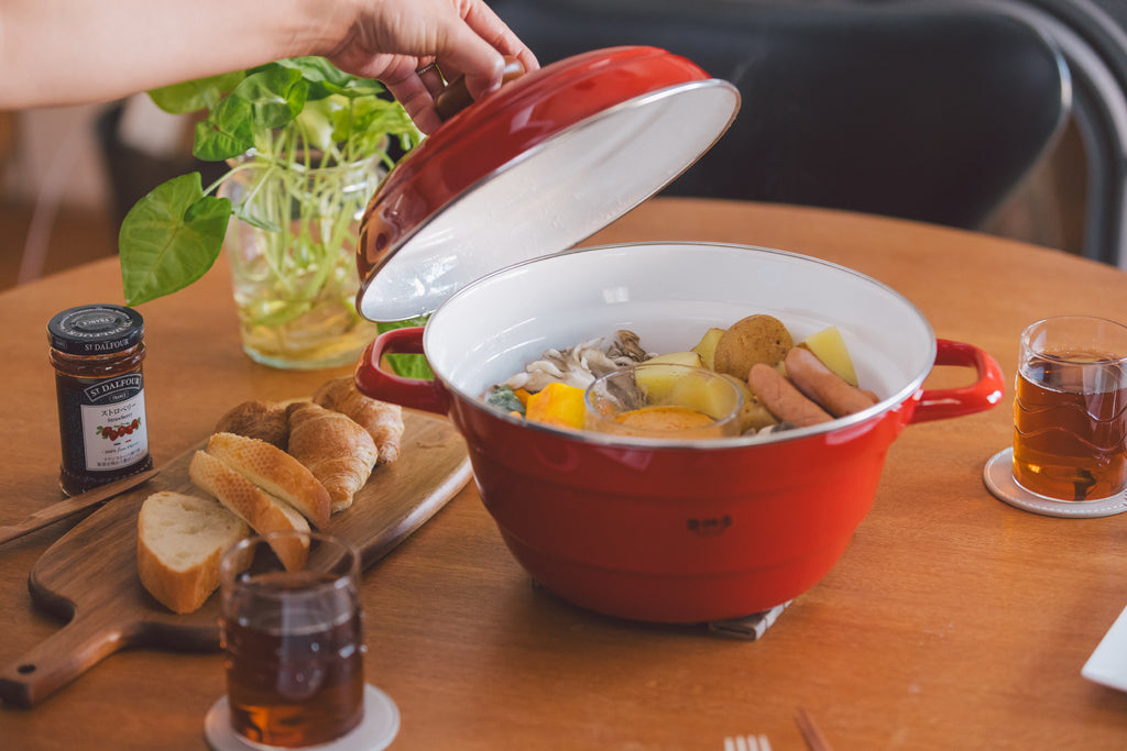 FUJIHORO（富士ホーロー）オールインワン（スノコ付） 27cm 全3色