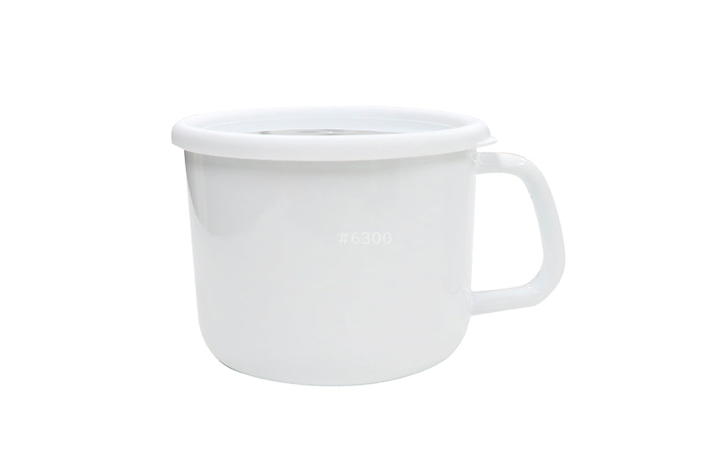 FUJIHORO（富士ホーロー）ストックポット 14cm ホワイト