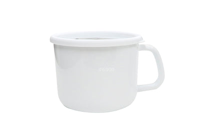 FUJIHORO（富士ホーロー）ストックポット 14cm ホワイト