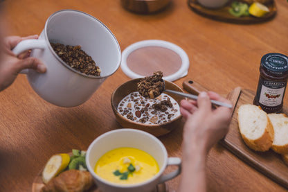 FUJIHORO（富士ホーロー）ストックポット 14cm ホワイト