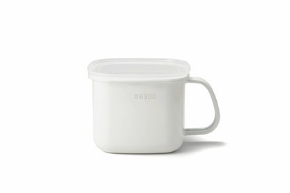 FUJIHORO（富士ホーロー）角型みそポット ホワイト