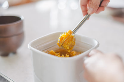 FUJIHORO（富士ホーロー）角型みそポット ホワイト