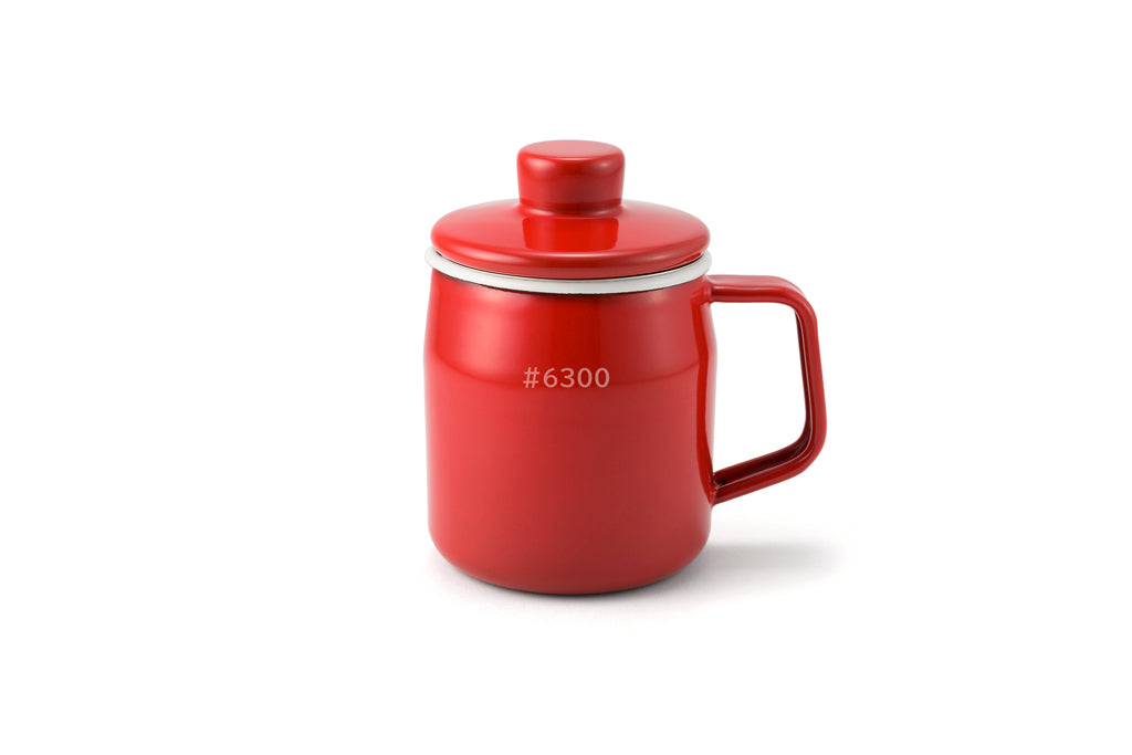 FUJIHORO（富士ホーロー）フィルトミニ オイルポット 0.35L フィルター付き 全4色